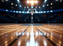 Giocatori di Estra Pistoia e Germani Brescia in azione