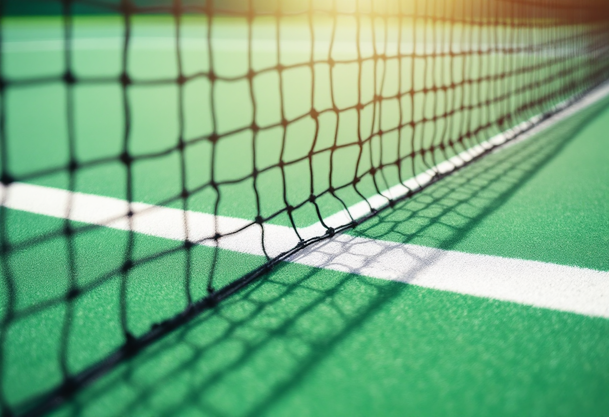 Fritz e Berrettini durante il match ai quarti di finale del Miami Open 2025