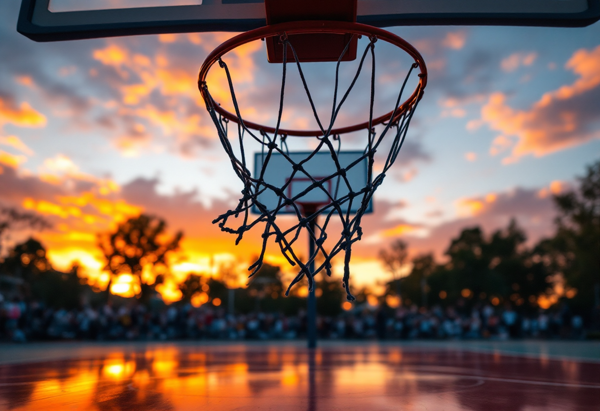 Giannis Antetokounmpo discute di basket con LeBron James