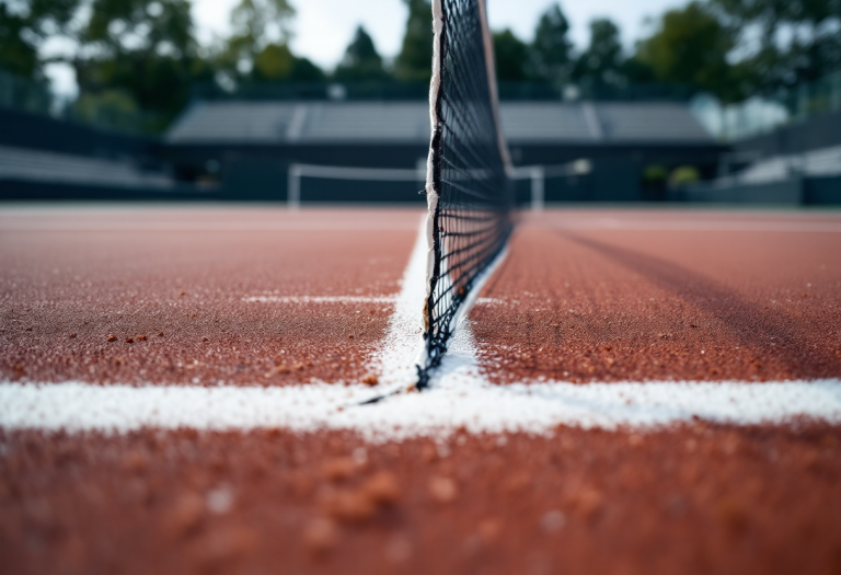 Joao Fonseca, giovane tennista in azione sul campo