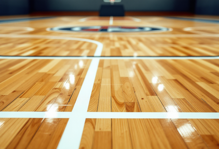 LaMelo Ball in azione sul campo di basket