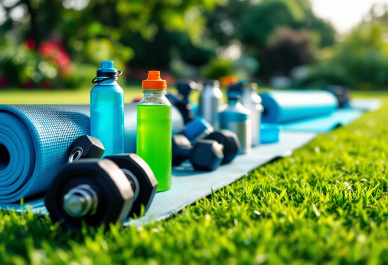 Atleta che si allena per migliorare le prestazioni sportive