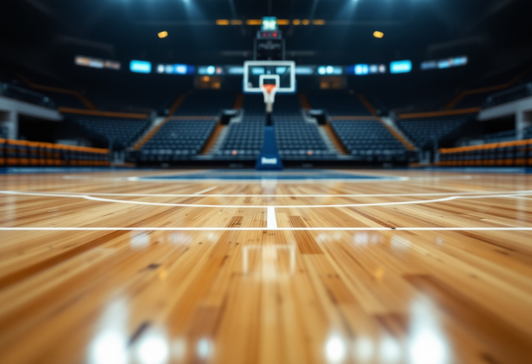 Giocatori Milwaukee Bucks in campo senza Giannis Antetokounmpo