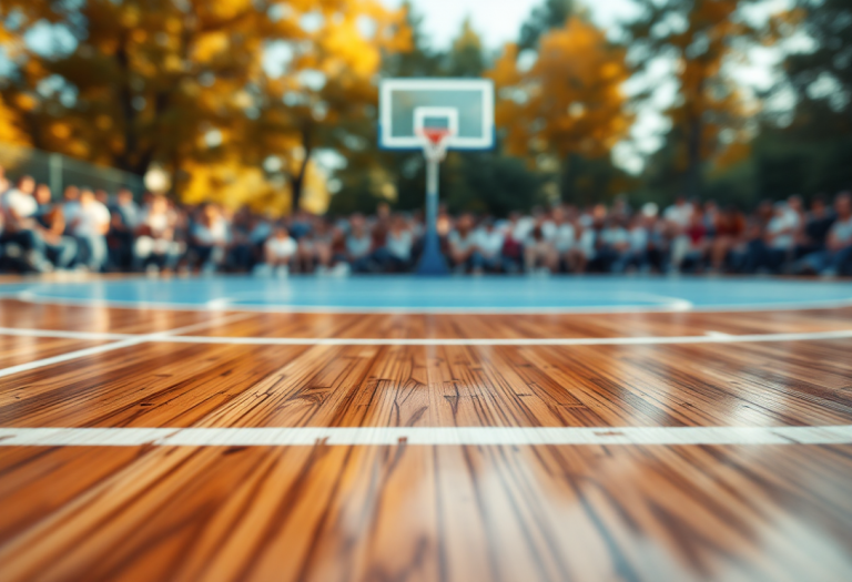 Oklahoma City Thunder in azione durante una partita NBA