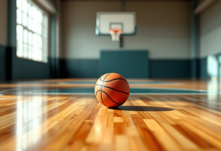 Giocatori dell'Olimpia Milano in azione durante la partita