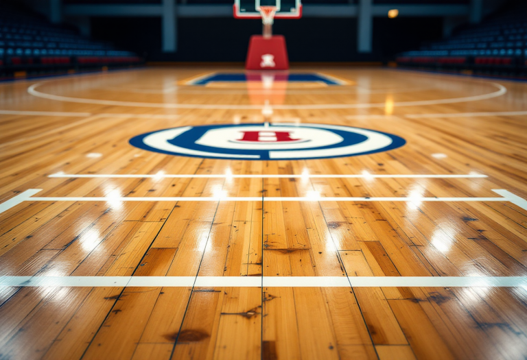 Giocatori della Reyer Venezia festeggiano la vittoria su Sassari