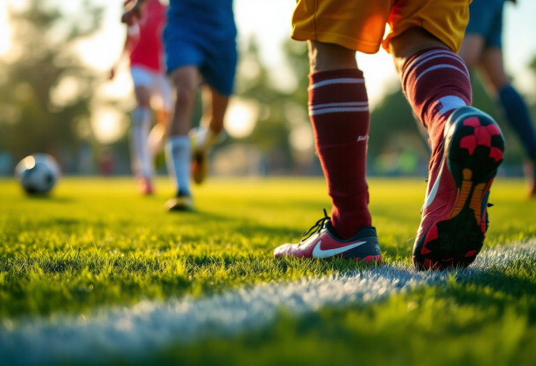 Rissa tra tifosi sugli spalti di una partita di calcio