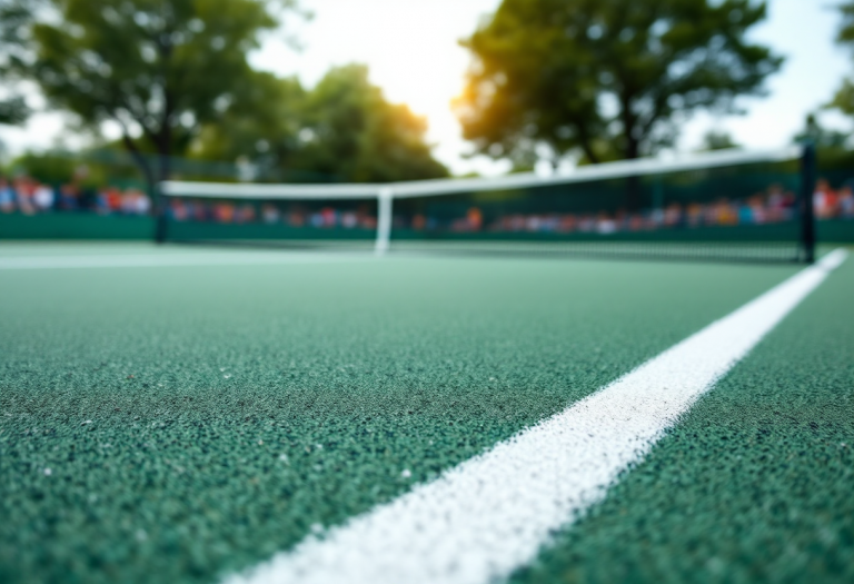 Aryna Sabalenka e Jessica Pegula durante il match