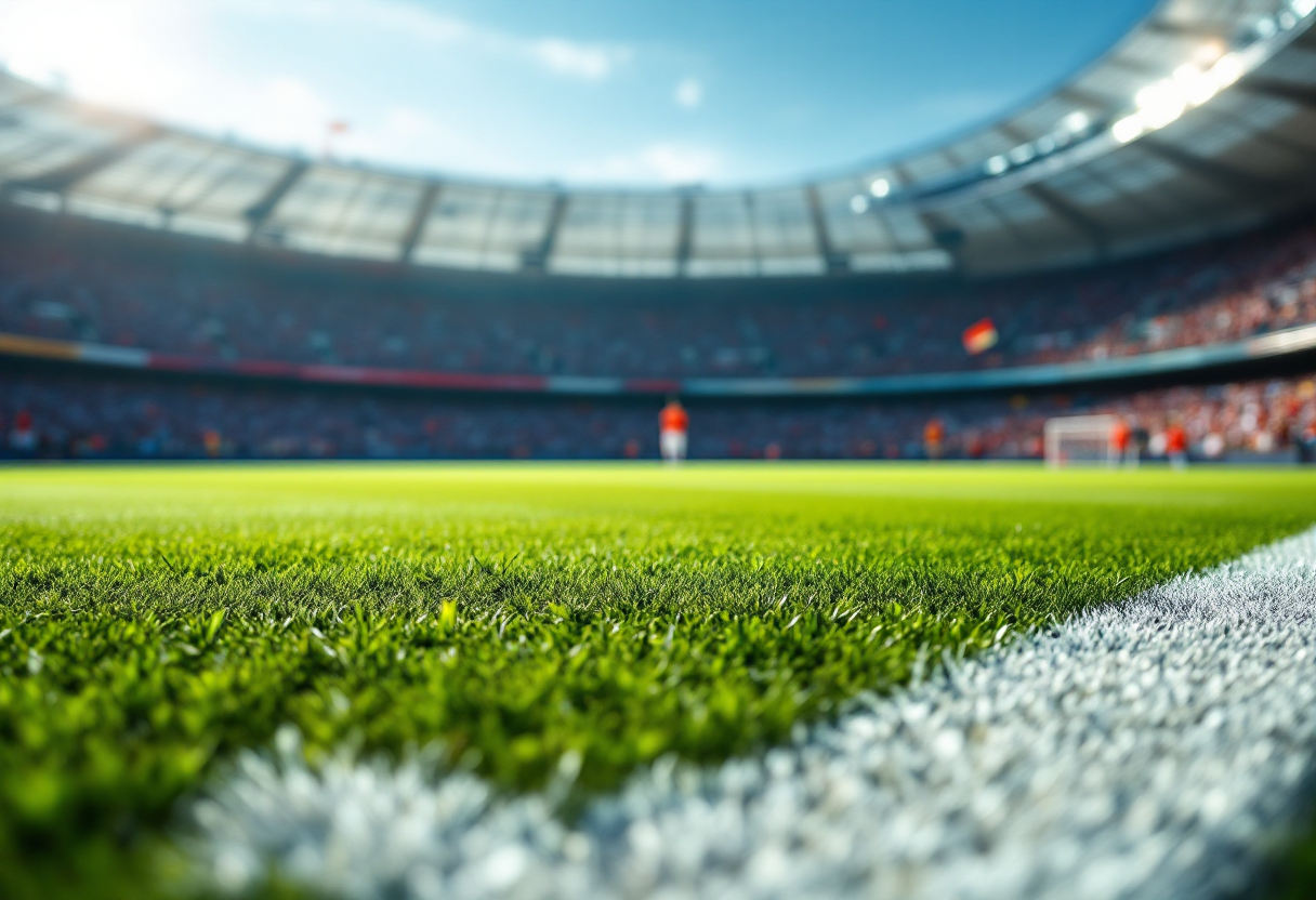 Giocatori in azione durante la trentatreesima giornata di Serie A2