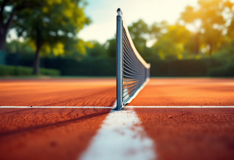 Giocatori italiani di tennis in azione nei challenger