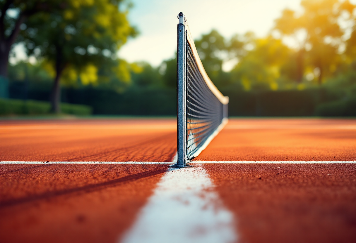 Giocatori italiani di tennis in azione nei challenger