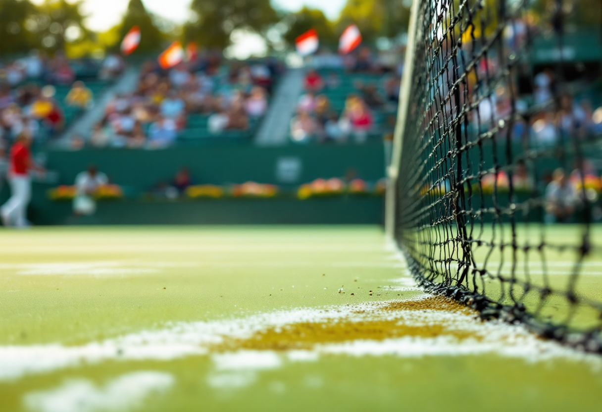 Giocatori italiani in azione nel tennis internazionale