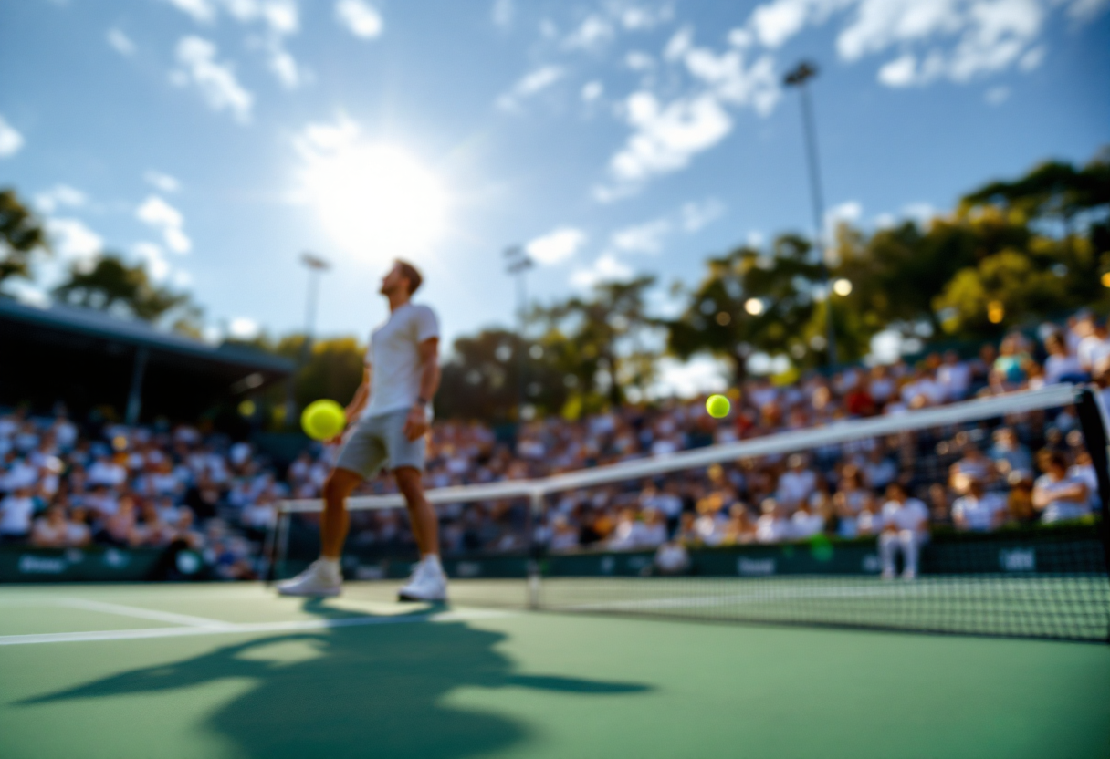 Partite di tennis in programma oggi nei tornei internazionali