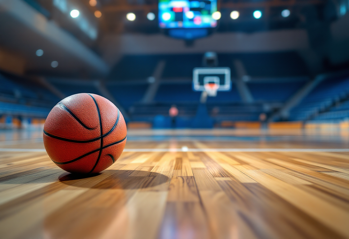 Giocatori dell'Acqua S.Bernardo Cantù in azione