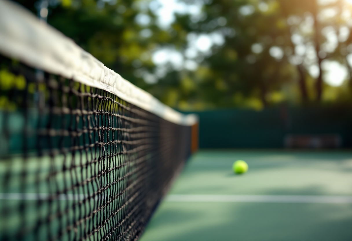 Alcaraz, Nadal e Sinner in un confronto sul campo da tennis