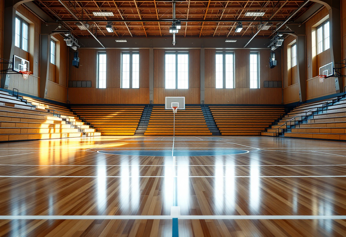 Coach Banchi durante l'analisi post partita EuroLeague