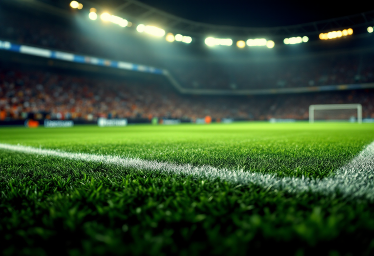 Logo Apu Old Wild West Udine con sfondo sportivo