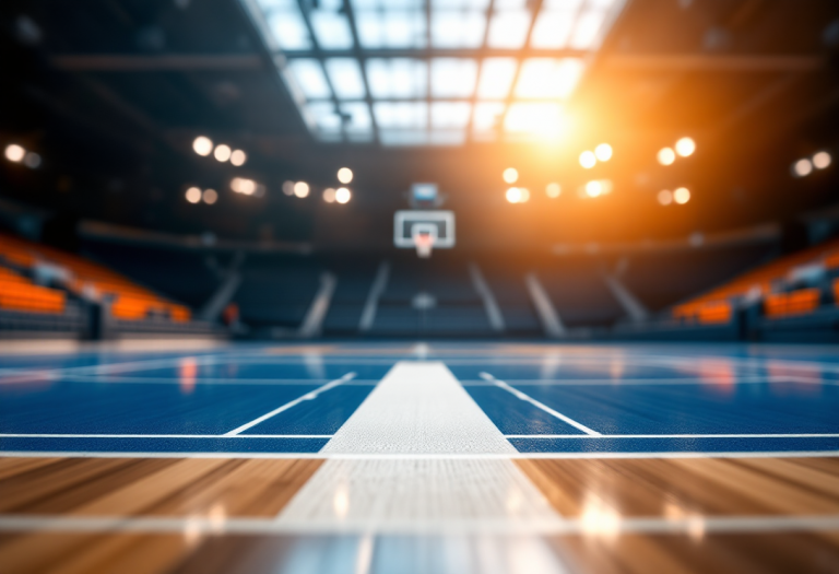 Aquila Trento in azione contro Scafati per i playoff