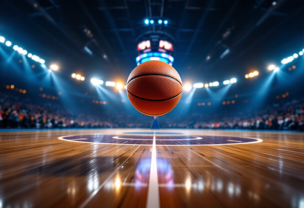 Bayern Monaco e Stella Rossa in azione durante EuroLeague