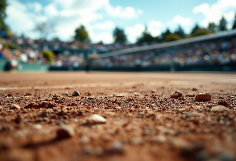 Matteo Berrettini e Lorenzo Musetti in azione a Montecarlo