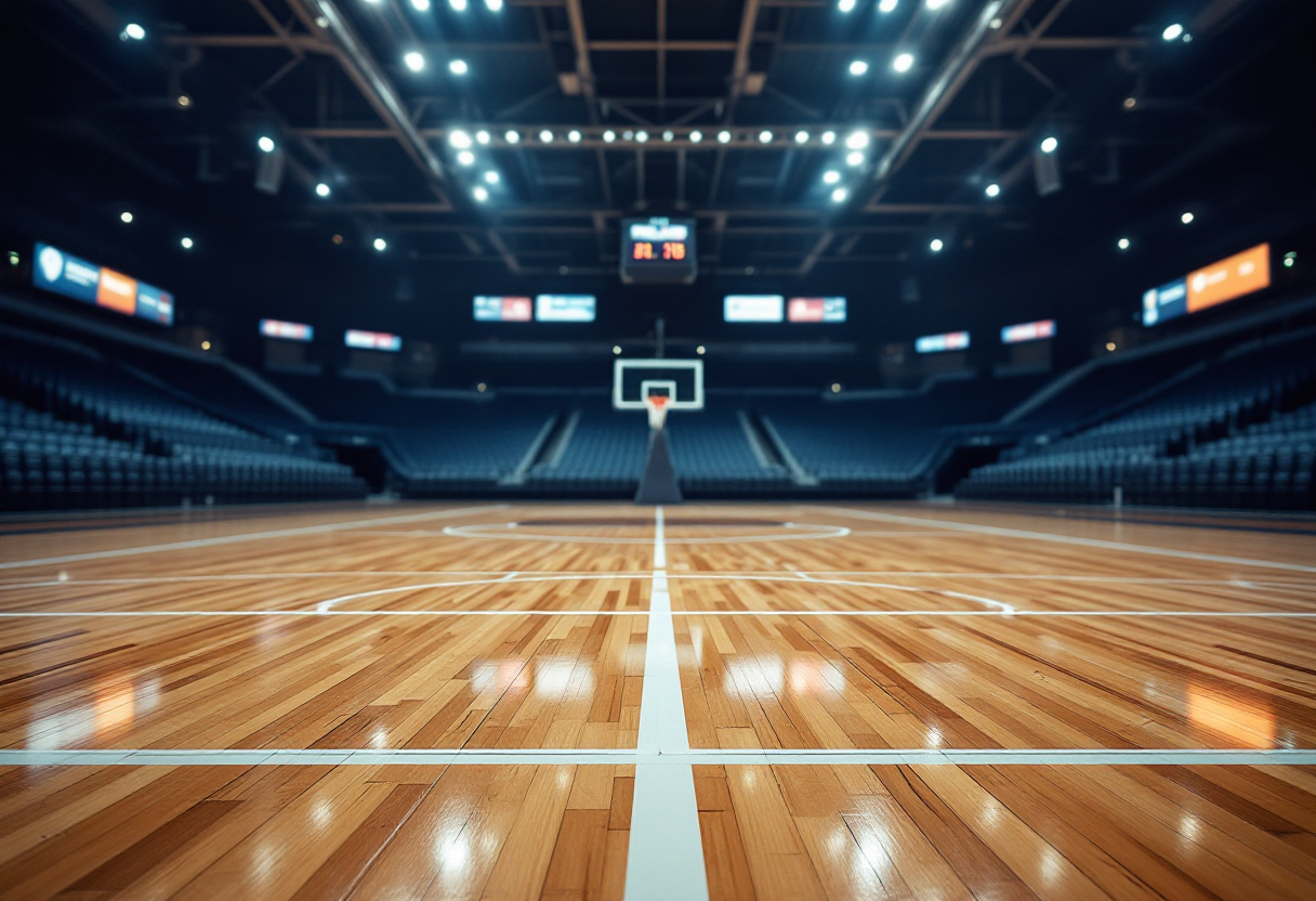 Grafico che mostra il calo dei giocatori nel Draft NBA 2025