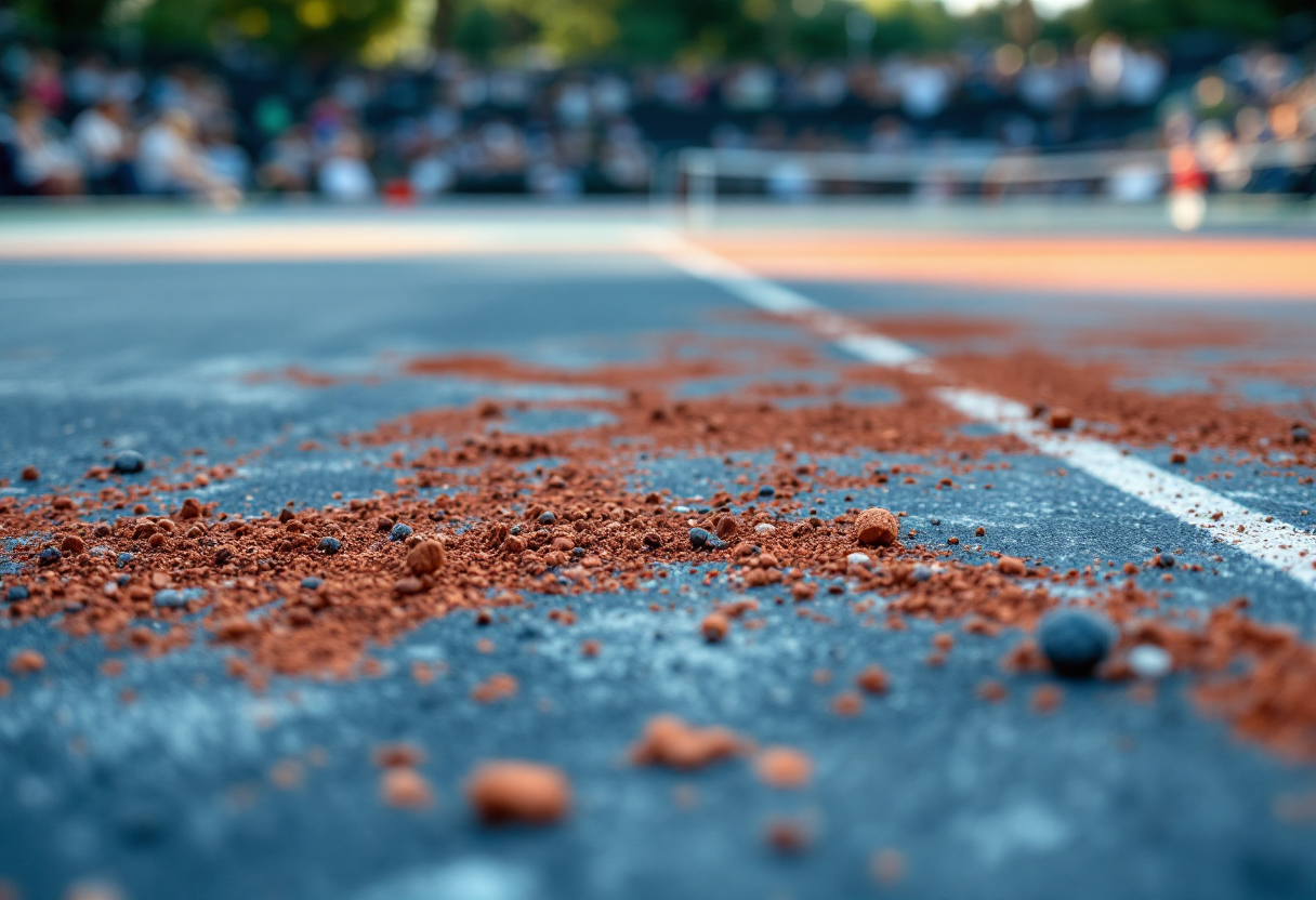 Carlos Alcaraz esulta dopo la vittoria nella semifinale