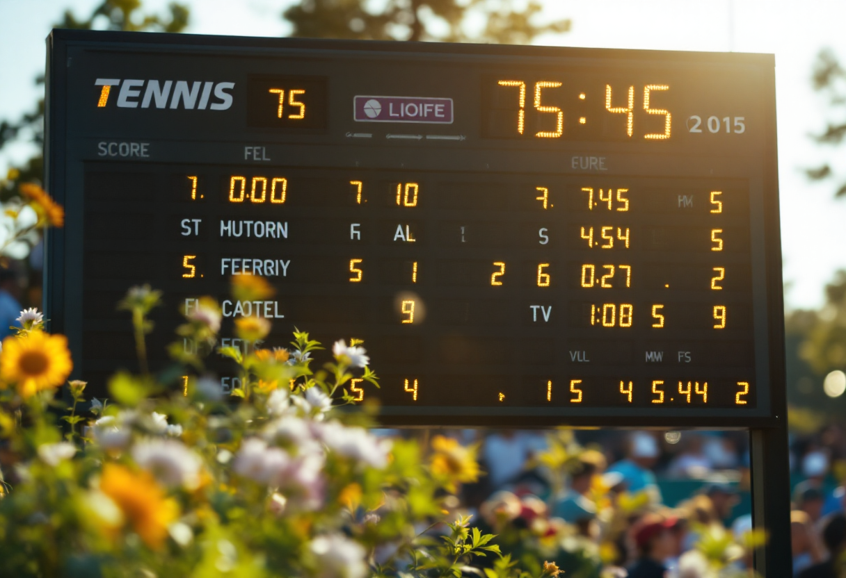 Tabellone principale del Challenger 75 di Ostrava