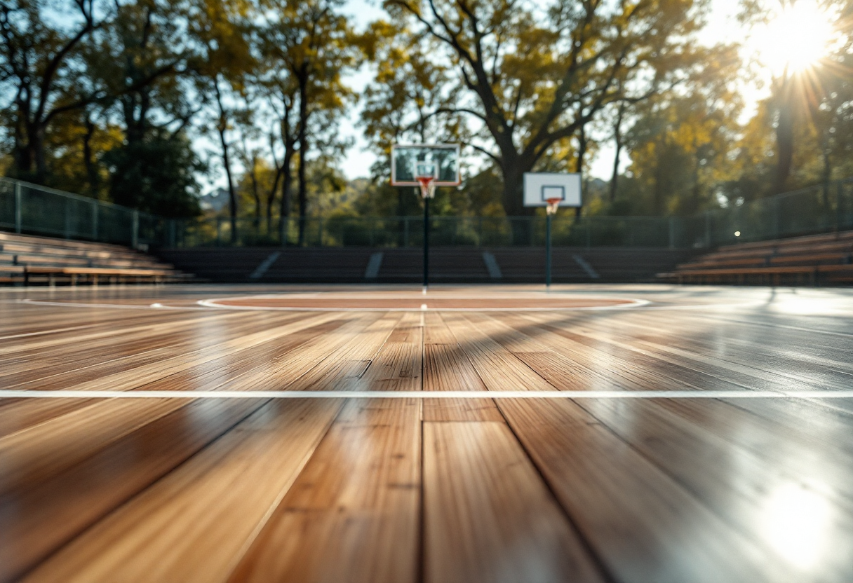 Coach Vitucci durante la preparazione della squadra Scafati