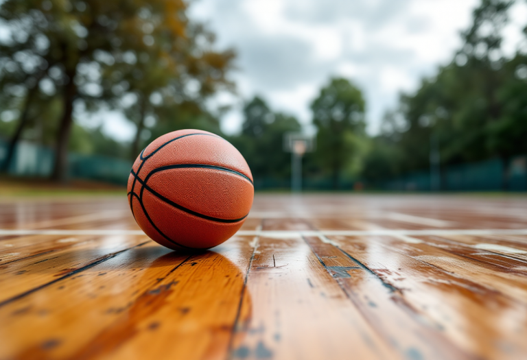 Danilo Gallinari in azione sul campo da basket