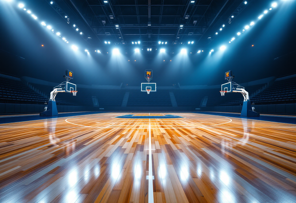 I Denver Nuggets festeggiano la vittoria che li porta al quarto posto.