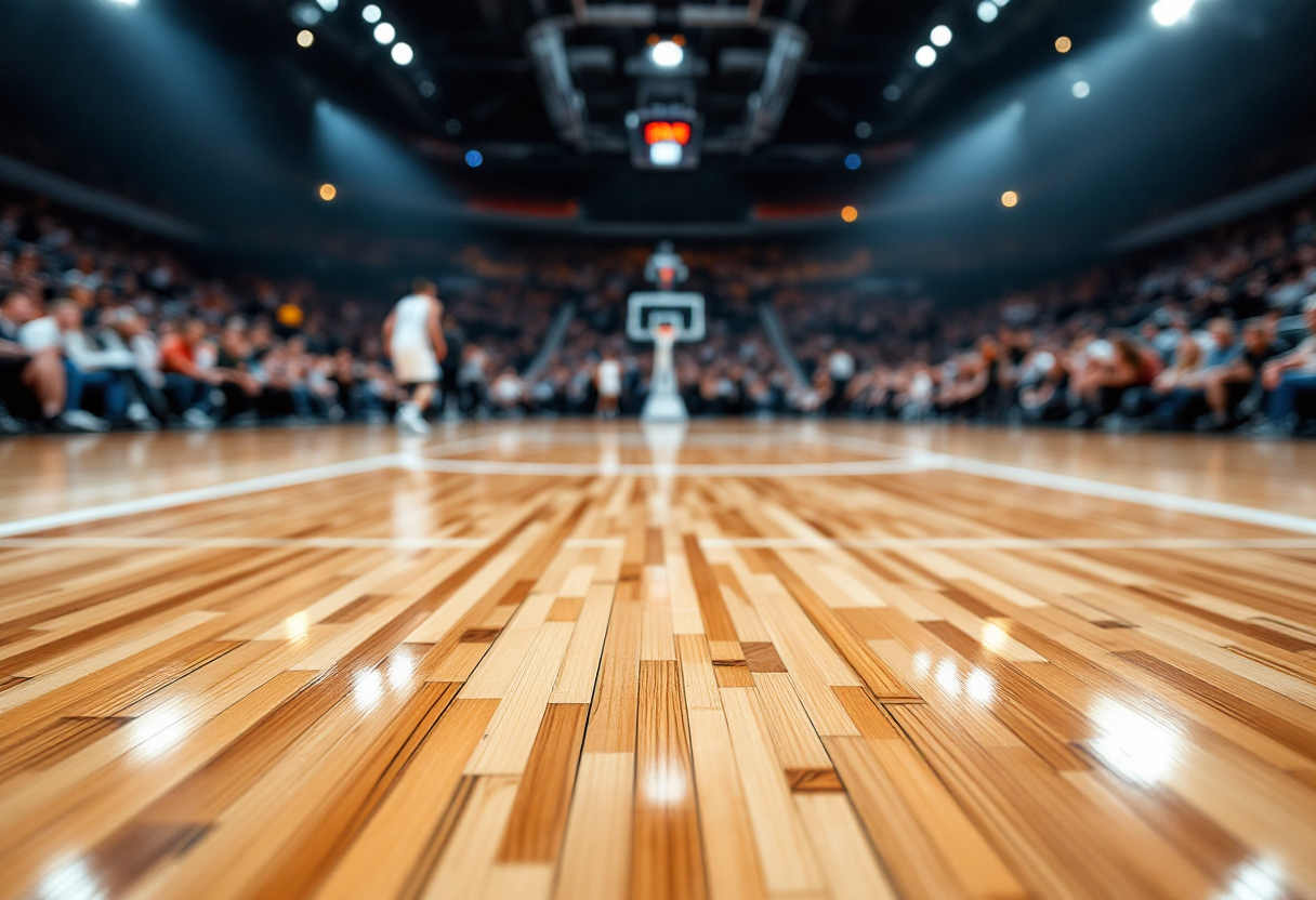 Derrick White in azione durante la gara-1 contro Orlando