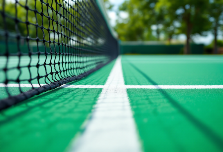 Djokovic durante il Mutua Madrid Open con espressione concentrata