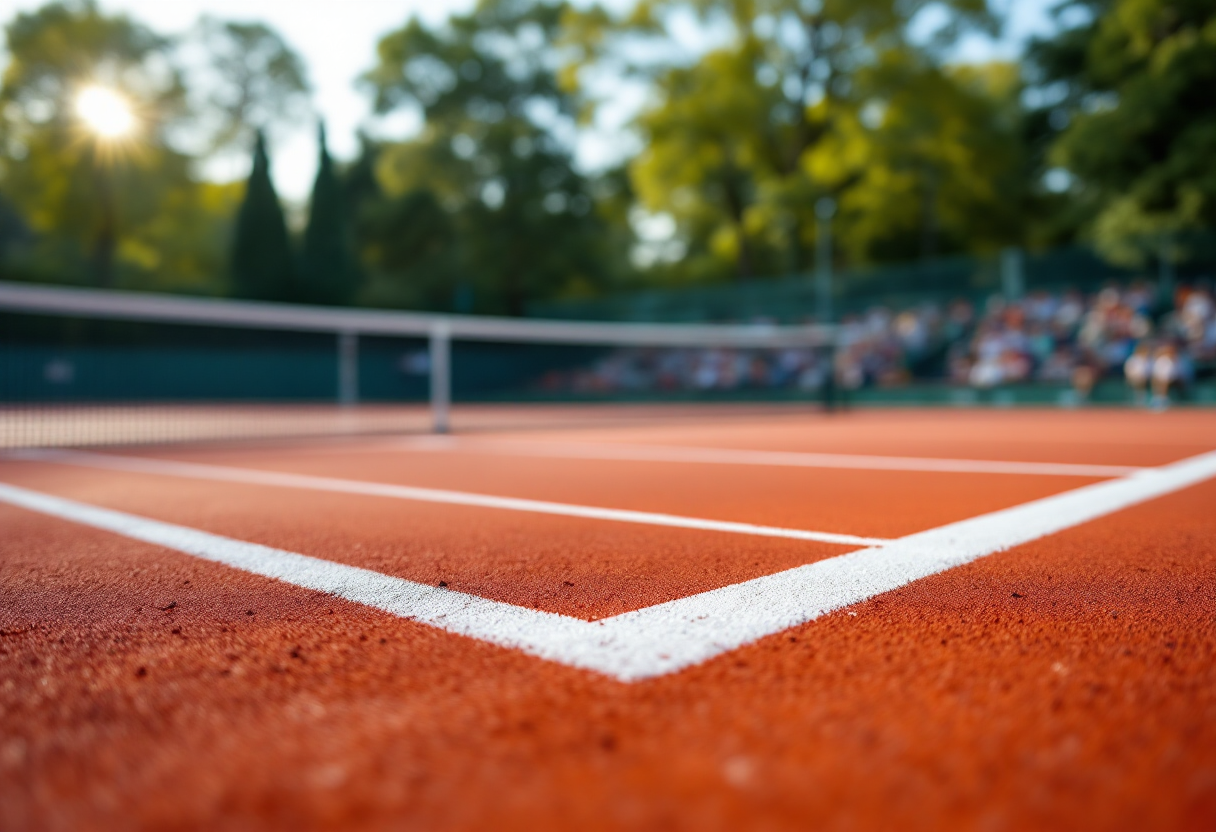 Elisabetta Cocciaretto durante il torneo di qualificazione a Madrid