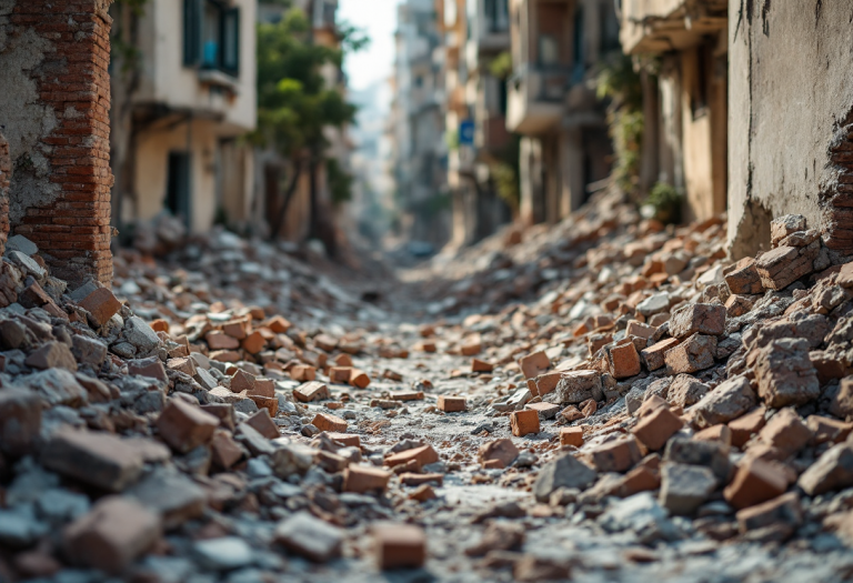 Bambini in Myanmar colpiti dal terremoto