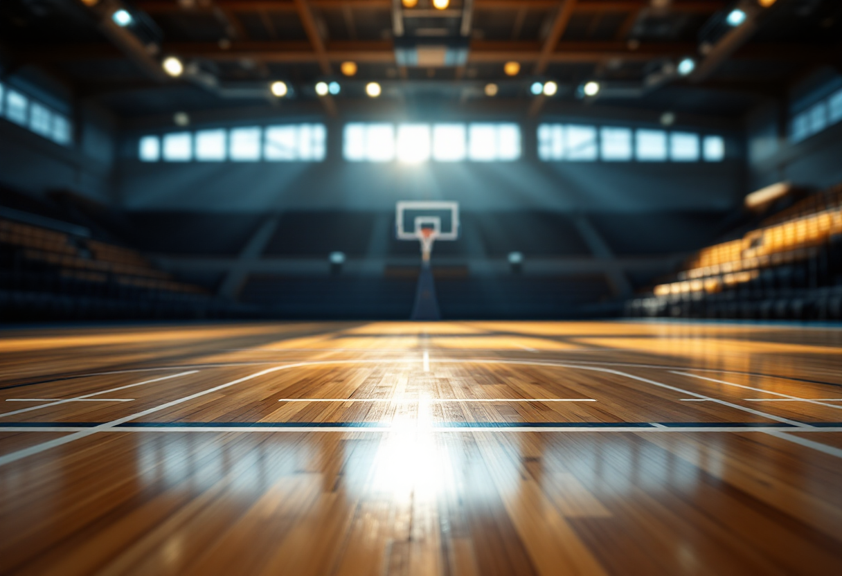 Ergin Ataman durante la sfida con l'Anadolu Efes