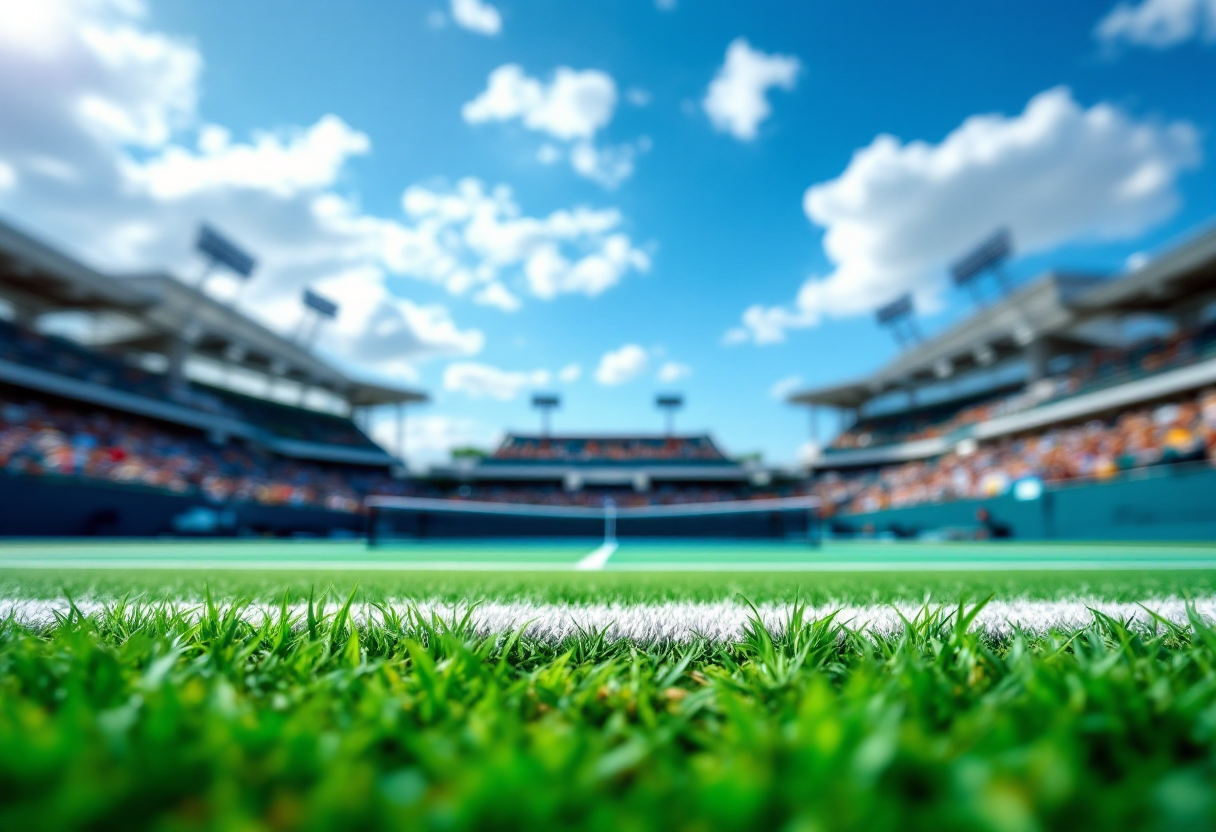 Fabio Fognini durante le qualificazioni del Mutua Madrid Open 2025