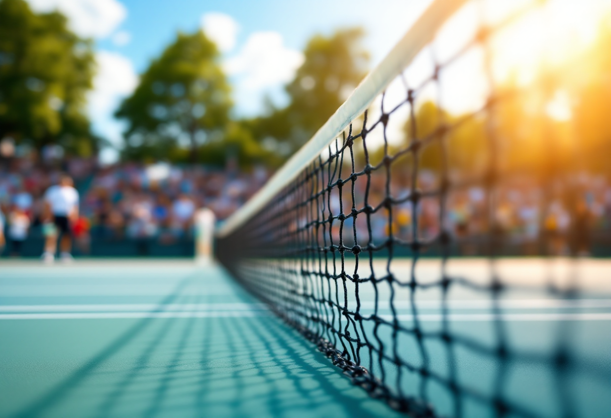 Federico Cinà durante la vittoria al Mutua Madrid Open 2025