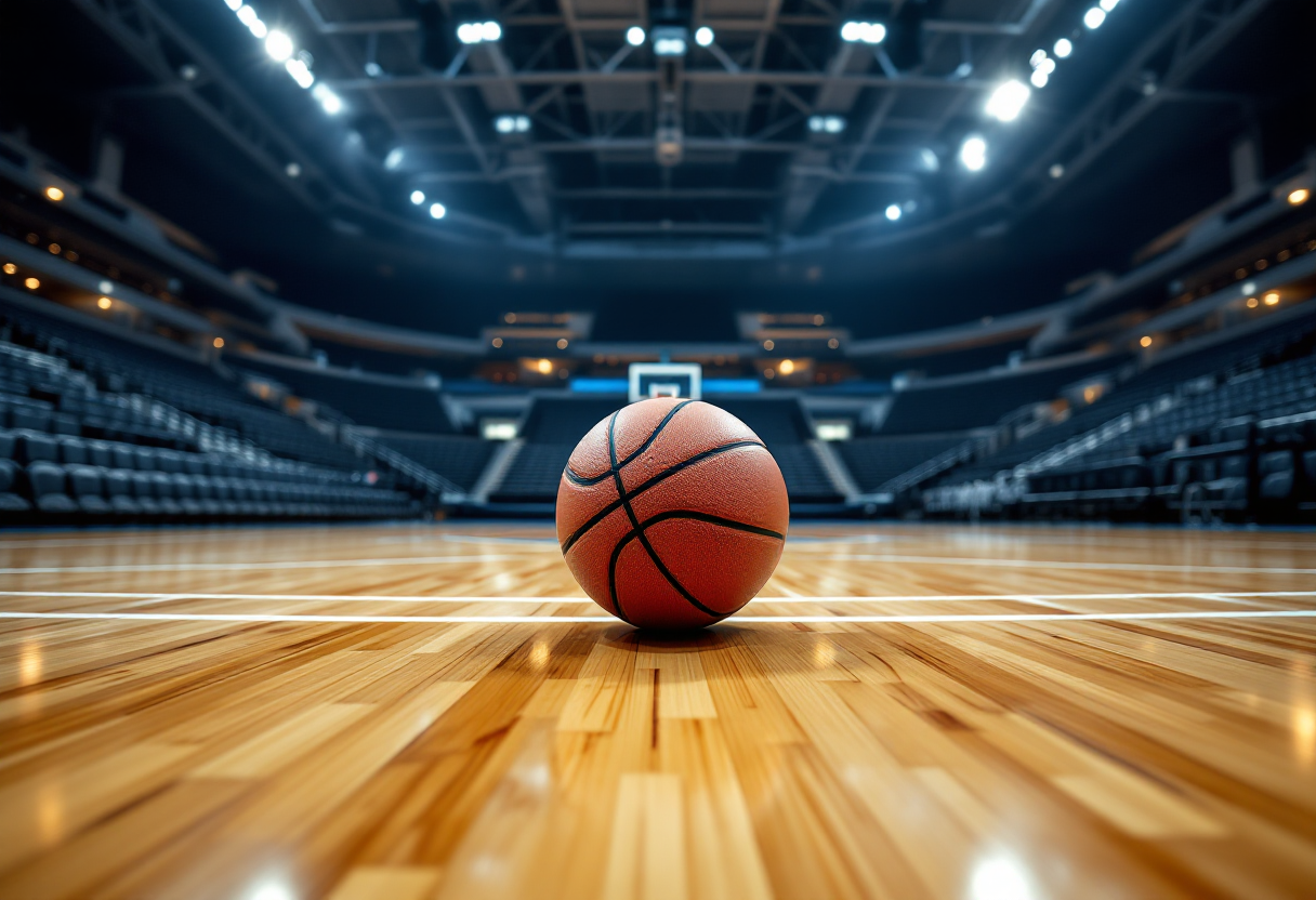 Melli e Şanlı del Fenerbahce Beko in allenamento