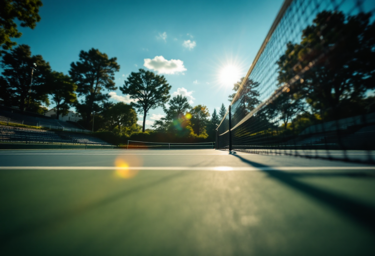 Giocatori in azione durante le finali del Torneo Under 18 a Firenze