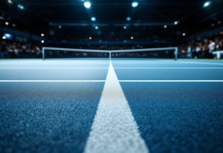 Flavio Cobolli durante la sconfitta a Monaco di Baviera