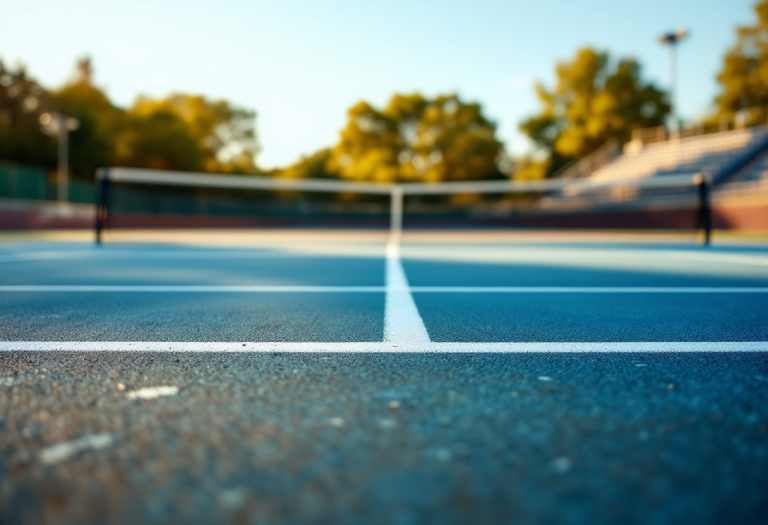 Giocatori di tennis in un campo in Arabia Saudita