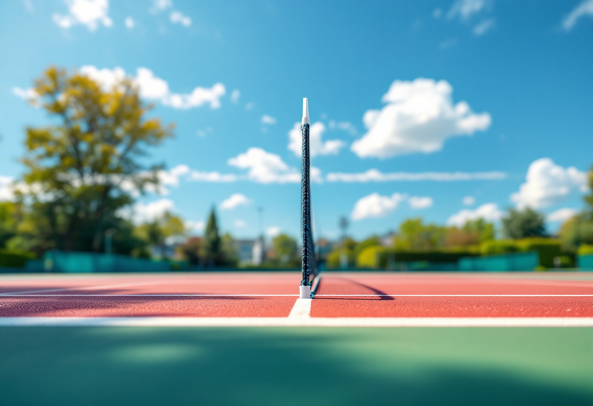 Giovani talenti del tennis italiano in azione