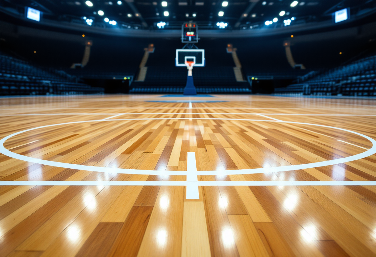 Giocatori NBA in azione durante la regular season