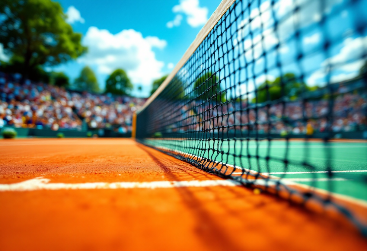 Henry Bernet, giovane tennista svizzero promettente