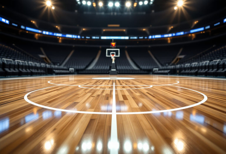 Giocatori Miami Heat in campo prima di Gara 2