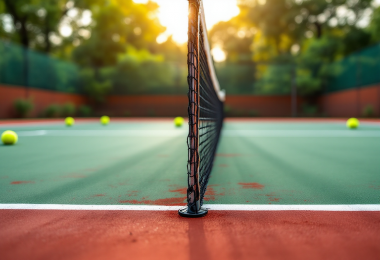 Giocatori italiani durante il torneo di tennis di Montecarlo