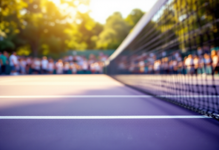 Jasmine Paolini durante il match al WTA 1000 di Madrid