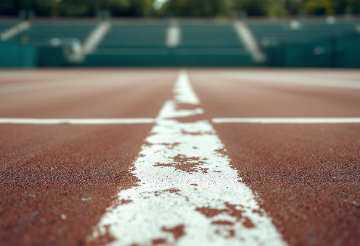 Jasmine Paolini in azione durante la semifinale a Stoccarda