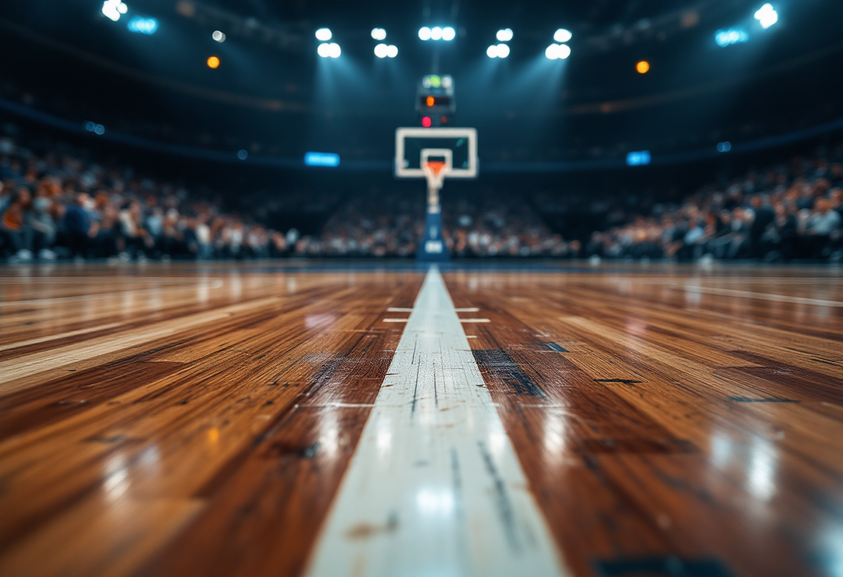 Jaylen Wells dei Grizzlies durante una partita, momento critico