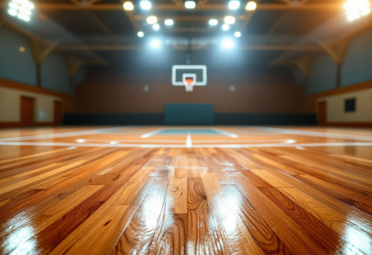 Johnathan Motley celebra il titolo di MVP EuroCup con l'Hapoel